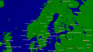 Schweden Städte + Grenzen 1600x900